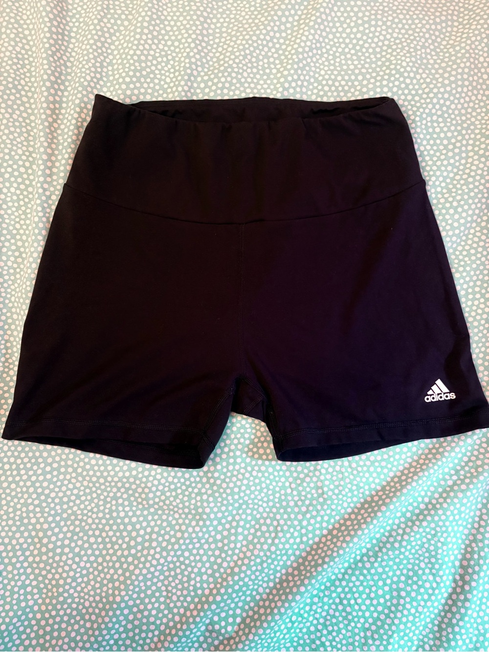 adidas Women’s Black High-Rise Athletic Bike Shorts NWT